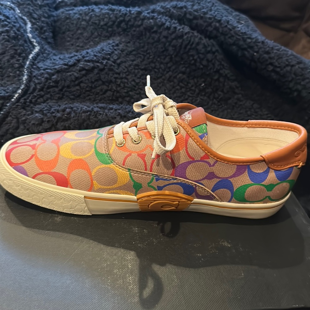 Brand new Coach sneakers size 9. Pride collection